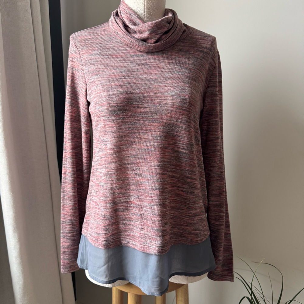 Limited Double Layer Turtleneck
